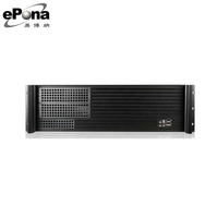 Boîtier d'ordinateur 3U super compact ATX pour montage en rack/de bureau avec alliage d'aluminium et refroidissement par ventilateur, profondeur d'utilisation 390 mm, EKI-N323 en stock