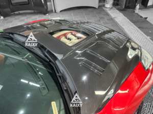 Capot moteur avant en fibre de carbone Style IMP pour Nissan R35 <span class=keywords><strong>GTR</strong></span> Capot avant en carbone - Product Image 5