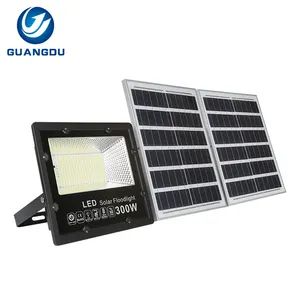 New Technology Double Solar Panel Waterproof Outdoor Ip65 30w 50w 75w 100w 150w 200w 300w Solar Led Flood Light