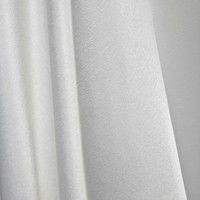 Tissu sergé blanchi 245 cm 120 GSM, effet peau de pêche brossé, 100 % polyester imprimable pour housse de couette de literie hôtelière