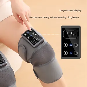 Heated <b>Knee</b> Massager Massage <b>Knee</b> Pads for Old Cold Legs Mugwort Vibrating Hot Compress Rehabilitation Therapy Supplies - Product Image 5