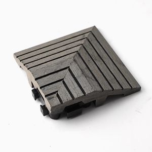 Protector de Esquinas para Piso Color Madera Claro, 7.5*7.5*2.3cm, Moldura para Esquinas de Azulejos para Terraza - Product Image 5