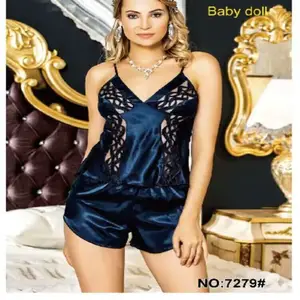 2.77 Đô La Mô Hình Vgk001 Bán Buôn Tàu Nhanh Bộ Đồ Ngủ Quần Short Bộ Quần Áo Ngủ Sexy Cộng Với Kích Thước Của Phụ Nữ Quần Áo Sexy Đồ Lót