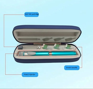 Custom Medical <b>Pen</b> Syringe Insulin Storage <b>Box</b> PU Leather Rectangular Portable <b>Pen</b> Case with Printable Logo for Travel Carry - Product Image 6