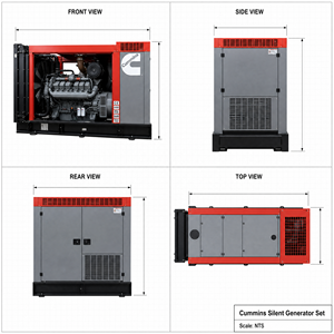 โรงงานผลิต OEM ของจีน เครื่องกำเนิดไฟฟ้าเงียบ 800 กิโลวัตต์ เครื่องกำเนิดไฟฟ้าแบบเงียบ 1000 kVA เครื่องกำเนิดไฟฟ้าแบบเก็บเสียง - Product Image 4