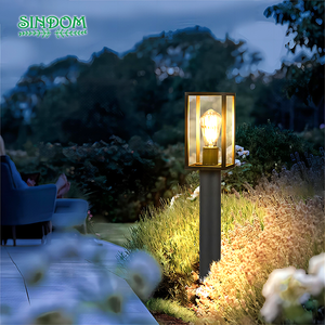 2023 Colonne Lampe Extérieure Villa Porte Cour <span class=keywords><strong>Paysage</strong></span> Pilier Lumières - Product Image 2