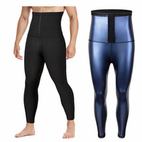 Leggings de Compression Ajustables pour Hommes, Effet Sauna, Polymère Rétention de Chaleur, Pantalons de Fitness, Vêtements de Sport pour la Gym