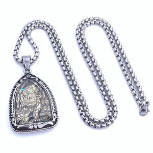 Yunnique Stainless Steel Pixiu Animal Themed <b>Men's</b> Necklace Gift with Brave Troops Color 216069 - Product Image 4