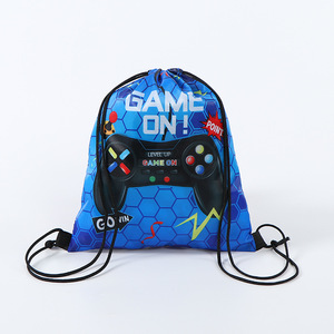 Mochila Azul para Juegos con Cordón, Impermeable, de Poliéster, Unisex, para Deportes al Aire Libre, para Niños y Adultos - Product Image 3