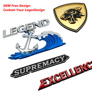 נמוך moq מותאם אישית 3d chrome abs תג מותג אישית לוגו אות volsed כלי רכב שינוי מדבקות סמל - Product Image 3