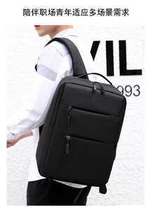 <span class=keywords><strong>Zaino</strong></span> <span class=keywords><strong>per</strong></span> <span class=keywords><strong>Laptop</strong></span> Impermeabile con USB, <span class=keywords><strong>per</strong></span> Scuola e Viaggio, Unisex, Vendita all'Ingrosso - Product Image 6