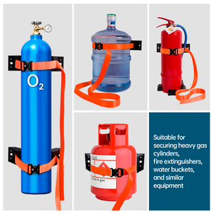 Soporte de Pared para Cilindro de Gas RV con Correa de Liberación Rápida de 1.5M, Soporte de Nylon Resistente para Extintor - Product Image 2
