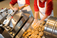 Friteuse à pression au gaz KFC PFG-600 Henny Penny, friteuse commerciale avec système de filtration d'huile
