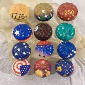 Creative USA 250th Anniversary Celebration PU Slow Rising Bun Squishy Anti-Stress Squeeze Ball Fidget Toy Independence - Product Image 1