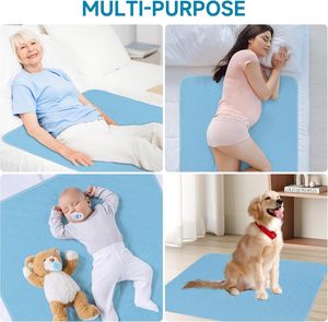Cao cấp có thể giặt PEE <span class=keywords><strong>Pads</strong></span> có thể giặt underpads không thấm nước không kiểm soát giường Pad Puppy đào tạo <span class=keywords><strong>Pads</strong></span> - Product Image 6