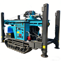 Machine de forage de puits d'eau à moteur diesel pour l'irrigation agricole, longue durée de vie, capacité de forage jusqu'à 200 m, facile à utiliser