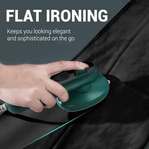 Fer à vapeur électrique portable pour la maison Vapeur à main pour vêtements Utilisation humide et sèche Repassage pour l'élimination rapide des rides - Product Image 3