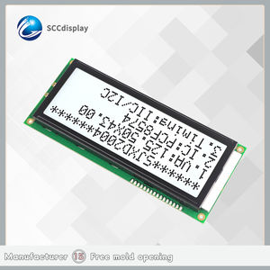 Pantalla de matriz de puntos funcional <span class=keywords><strong>20X4</strong></span> Pantalla de caracteres LCD Cob positiva blanca de 2017 para la industria IIC/I2C LCM Display - Product Image 5
