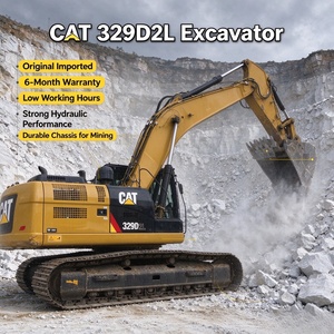 Excavadora Usada CAT 329D2L de 29 Toneladas, Importada Original de Good Health, en Shanghái - Product Image 1