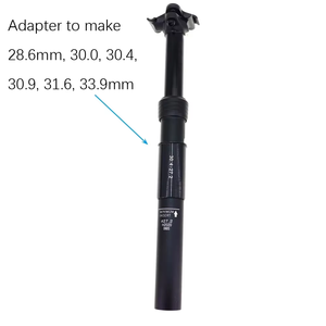 Tija <span class=keywords><strong>de</strong></span> sillín con cuentagotas para <span class=keywords><strong>bicicleta</strong></span> <span class=keywords><strong>de</strong></span> montaña, poste <span class=keywords><strong>de</strong></span> <span class=keywords><strong>asiento</strong></span> ajustable <span class=keywords><strong>de</strong></span> 27,2mm <span class=keywords><strong>de</strong></span> altura, enrutamiento interno <span class=keywords><strong>de</strong></span> 80mm, para viaje, 28,6, 30, 30,4, 30,9, 31,6 - Product Image 6