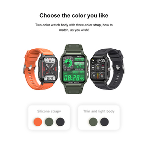 นาฬิกาสมาร์ทวอทช์ Militarygreen Y1 สีส้ม กระจกนิรภัย อัจฉริยะ IP67 นาฬิกาคู่รัก นาฬิกาดิจิตอล นาฬิกาสปอร์ตสมาร์ทวอทช์ Y1 - Product Image 4