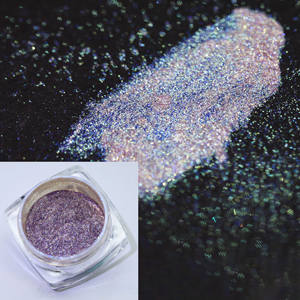 Palette de fards à paupières scintillants cosmétiques, finition lumineuse, pigments multicolores effet caméléon, pigments d'oxyde de fer, marque personnalisable - Product Image 4