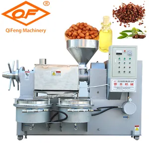 Qifeng brand hot pressing good quality screw oil pressers of sesame sunflower mustard oil filter machine