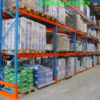 Système de rayonnage à palettes en acier à usage industriel personnalisé Rack d'entrepôt en métal