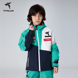 Traje de esquí para niños, chaqueta de una pieza, Mono de esquí impermeable, abrigos de Snowboard, OEM - Product Image 5
