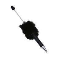 En stock, vente en gros, stylos en peluche écologiques à faire soi-même, stylos en perles créatifs, transfrontaliers, colorés, faits à la main, fournitures promotionnelles pour fêtes