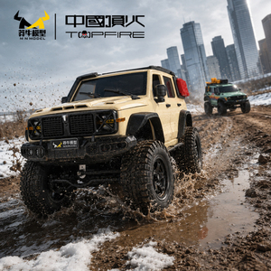 SJY-MN300S รุ่นใหม่ MN ขนาด 1/12 สเกล 2.4G 4WD รถบังคับวิทยุแบบ Rock Crawler ควบคุมแบบ Full Proportional พร้อมไฟ LED จำลองรถออฟโรด SUV - Product Image 5