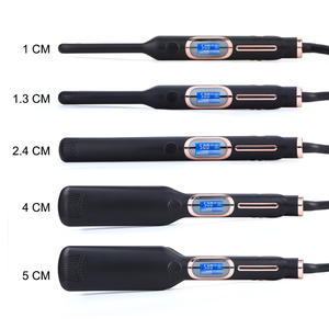 Lisseur de cheveux professionnel 2 en 1 MCH Planchas De Pelo en titane, fer plat haute température 480F/250C, boucleur pour femmes - Product Image 3