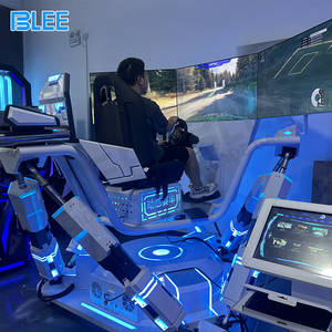 Piattaforma di Simulazione di Guida con Sedile da Corsa a 6 Gradi di Libertà e 3 Schermi per Giochi Arcade di Corse ad Alto Rendimento - Product Image 5