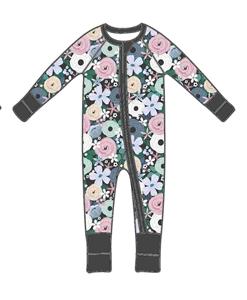 Qingli OEM tarif gratuit Valentine bébé <span class=keywords><strong>hiver</strong></span> barboteuse enfants combinaison de nuit Zippy bambou barboteuse nouveau-né combinaison de nuit avec couvre-<span class=keywords><strong>pied</strong></span> - Product Image 6