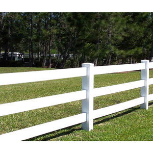 Eco-Vriendelijke 100% Puur Maagdelijke <span class=keywords><strong>Vinyl</strong></span> 3-Rail Pvc Paardenomheining - Product Image 6
