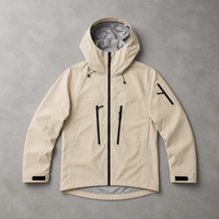 Veste bomber unisexe pour adultes, automne, imperméable sans fluor, respirante, fermeture éclair, col mandarin, service OEM, taille XS