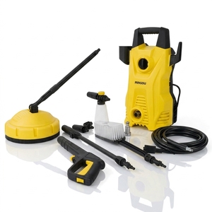 Nettoyeur haute pression portable <span class=keywords><strong>pour</strong></span> la maison 120 bars 1400 W, machine à laver les voitures automatique, nettoyeur électrique portable écologique - Product Image 1