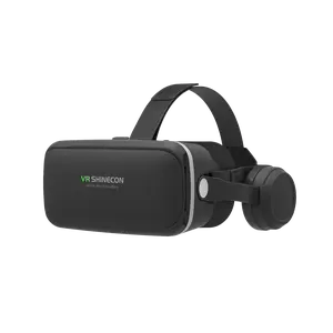 Thiết kế mới 7 inch VR Kính với giấy chứng nhận CE 3D stereo VR Tai nghe Trò chơi giáo dục thực tế ảo 3D kính