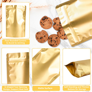 Vente en gros Sacs d'emballage alimentaire en plastique à fermeture éclair réutilisables avec zip-lock pour le stockage des aliments pour poissons Emballage Alimentaire - Product Image 2