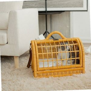Panier Plus Grande Taille Uni en Osier de Rotin Tressé, Étagère de Rangement, Commode à Fleurs, Panier à Bocaux - Product Image 6