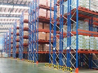 Maßgefertigte Stahl-Lagerregale Industrielle Regalsysteme Schwerlast-Mehrebenen-Palettenregale für Lagerhallen