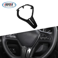 Couvre-volant en fibre de carbone BFB pour INFINITI Q50 2018+ Q60 2016+ Cadre de volant en carbone