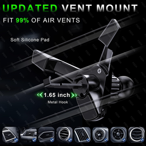 15W 90 °   <span class=keywords><strong>Cargador</strong></span> Inalámbrico para Automóvil con Soporte Giratorio y Sujeción Automática para Teléfono Celular, Compatible con Samsung Galaxy Z Fold y Flip - Product Image 3