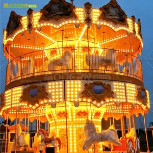Manège à deux étages 38/48 places, manège de fête foraine, équipement d'amusement certifié CE - Product Image 4