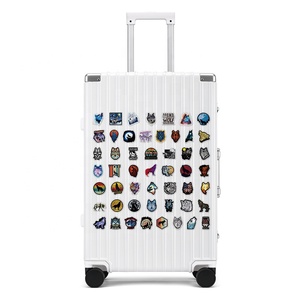 Pegatinas de <span class=keywords><strong>vinilo</strong></span> <span class=keywords><strong>con</strong></span> grafiti de lobo salvaje para niños, 50 unidades, pegatinas de decoración Diy para equipaje, portátil, <span class=keywords><strong>casco</strong></span>, teléfono y coche - Product Image 6