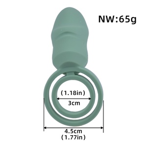 Anillo Vibrador para Pene CityFun con Forma de Pene, 10 Vibraciones, Estimulación de Clítoris y Pene, Anillo Vibrador de Silicona, Juguetes Sexuales para Parejas - Product Image 3