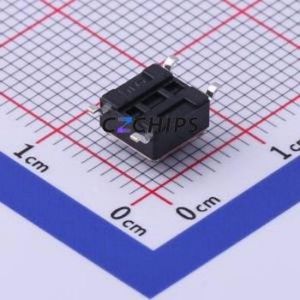 K2-1102SP-A5SC-04 Tactile Switch SMD-4P,6x6mm Switch 3.5N Vertical Mount 6mm 6mm - Product Image 2