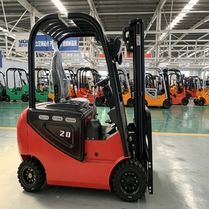 Chariot élévateur à fourche de 2 tonnes à faible consommation d'énergie avec fonction de ralenti automatique, batterie au plomb-acide et pneus pleins pour réduire les pertes de puissance - Product Image 1