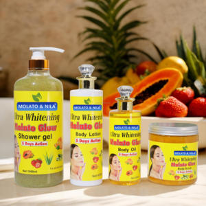 Set de Cuidado Corporal con Doble Ingrediente, Extracto de Pepino, AHA DD, Blanqueador, Hidratante, Anti-Cicatrices, Vitamina C, 4 en 1, Lujoso - Product Image 1