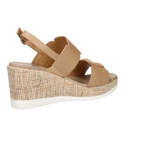 Sandalo con zeppa da donna Fashion Studio 51229-E5 Bianco - Product Image 5